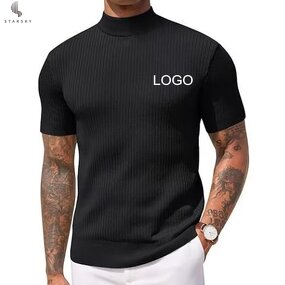 Men's Polo Shirt Manufacturer - OEM Custom Men's Slim Fit Printed Logo Breathable