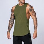 Men's Vest Supplier - OEM Oversized Sleeveless Summer Loose Quick-drying Solid