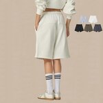 Men's Shorts Supplier - OEM Men's Solid Hot Cropped Drawstring Wide Leg