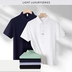 Men's Polo Shirt Supplier - OEM Custom Blank logo Cotton Polyester Knitted Button