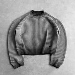 Men's Pullover Sweater Manufacturer - OEM New Winter Retro Simple Knitted Half Pullover