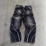 Men's Jeans Supplier - OEM Wholesale Vintage Medium Wash Retro Loose Baggy