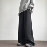 Men's Cargo Pants Supplier - OEM Men's Fashion Casual Loose Wide Leg Cargo Drawstring