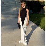 Women's Dress Manufacturer - OEM 2024 New Summer Women Ribbed Underneath Ruffle