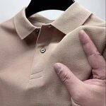 Men's Polo Shirt Factory - OEM High Quality Luxury O-neck Short Sleeve Knitted