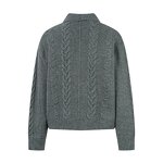 Men's Pullover Sweater Factory - OEM Winter New American Retro Simple Two-piece Jacquard
