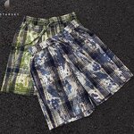 Men's Cargo Shorts Supplier - OEM Men's Cropped Retro Mid Waist Casual Loose