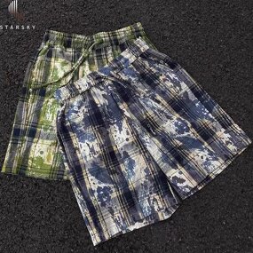 Men's Cargo Shorts Supplier - OEM Men's Cropped Retro Mid Waist Casual Loose