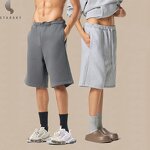 Men's Shorts Supplier - OEM Men's Solid Hot Cropped Drawstring Wide Leg