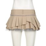 Women's Skirt Manufacturer - OEM Elegant Women's New Solid Color Peplum Bubble Puffy