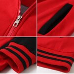 Men's Varsity Jacket Manufacturer - OEM Custom Logo Wholesale Blank Woolen Leather Sleeve