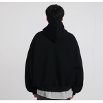 Men's Hoodie Supplier - OEM 2025 New Solid Loose Hooded Sweatshirt Custom