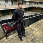 Hoodie Set Manufacturer - OEM Custom Retro Style Men's Casual Grey Loose Knitted