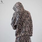 Hoodie Set Supplier - OEM New Arrivals Retro Leopard Striped Pullover Y2K Loose