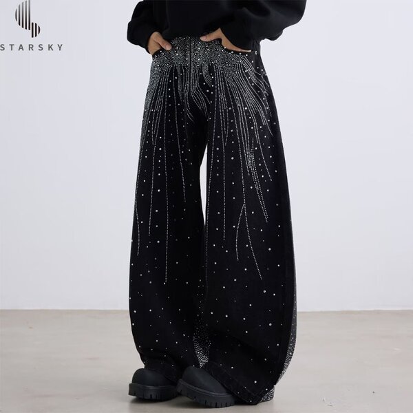 Men's Jeans Factory - OEM New Retro Design Camouflage Loose Straight Wide Leg