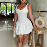 Women's Skirt Manufacturer - OEM Pleated Skirt Pockets High Waist Long A-line