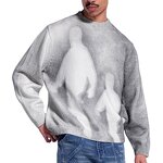 Men's Knitted Hoodie Supplier - OEM Wool Blend Hoodie Custom Embroideries Jacquard