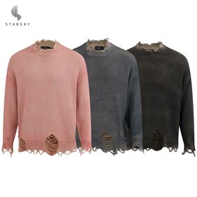 Men's Pullover Sweater Manufacturer - OEM Half Zipper Knit Autumn Men's Korean Version
