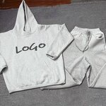 Men's Hoodie Set Factory - OEM New Design Pure Cotton Heavyweight Full Zip