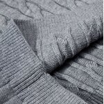 Men's Cardigan Manufacturer - OEM 2025 Winter Retro Loose High Collar Knitted Casual