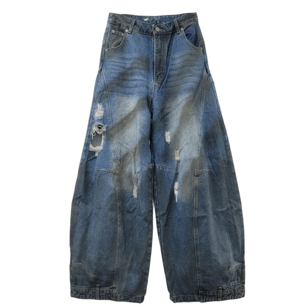 Women's Jean Shorts Supplier - OEM Custom New Heavy Denim Straight High Waist Diamond