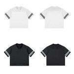 Men's T-Shirt Supplier - OEM Men's High Quality Retro 240G Pure Cotton Boxy