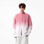 Men's Coat Supplier - OEM New Design Wholesale Custom Fur Collar Hooded Knitwear