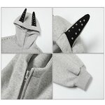 Men's Hoodie Manufacturer - OEM High Street Hooded Sweater 2025 New Loose Boxy