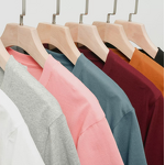 Men's T-Shirts Supplier - OEM Summer V Neck 220 Grams Custom Logo Cotton