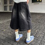 Men's Shorts Factory - OEM Custom Retro Gray Solid Elastic Waist Cropped
