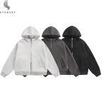 Men's Hoodie Supplier - OEM 2025 New Solid Loose Hooded Sweatshirt Custom