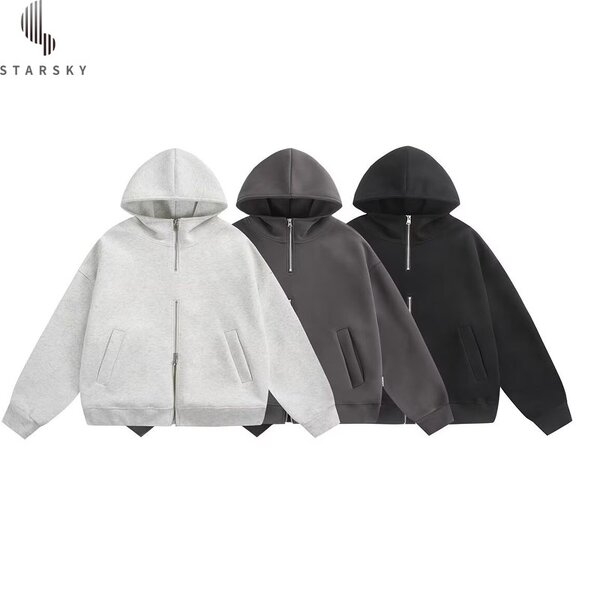 Men's Hoodie Supplier - OEM 2025 New Solid Loose Hooded Sweatshirt Custom