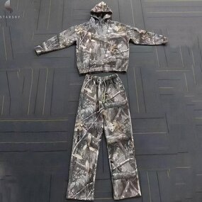 Men's Hoodie Set Supplier - OEM Best Quality High Street Fashion Oversized Baggy