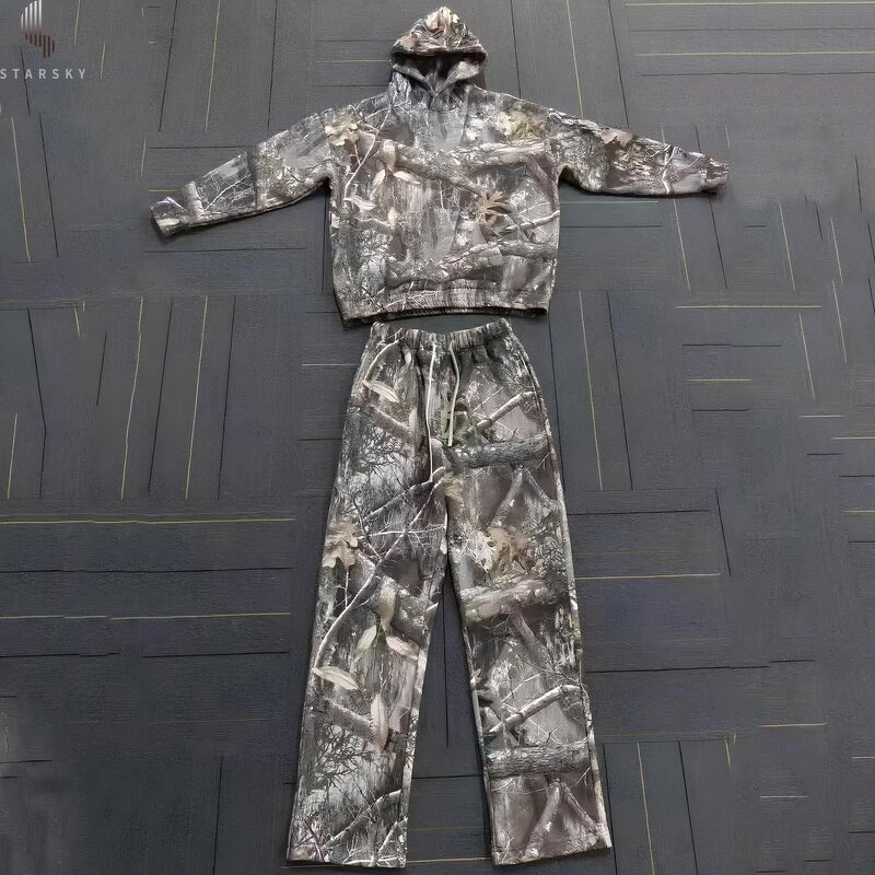 Men's Hoodie Set Supplier - OEM Best Quality High Street Fashion Oversized Baggy