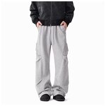 Men's Sweatpants Manufacturer - OEM 2025 Oversized Heavyweight Trendy Wide Leg High Waist