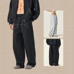 Men's Sports Pants Factory - OEM Men's Heavyweight Mid Waist Drawstring Loose Fit