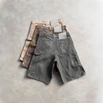 Men's Shorts Manufacturer - OEM Custom Factory Distress Wash Denim Cargo