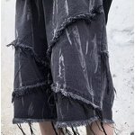 Men's Denim Shorts Supplier - OEM High Street Retro Wide Leg Breathable Loose