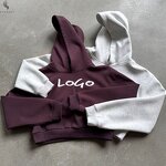 Women's Hoodies Factory - OEM Crewneck Casual Hooded Sports Boxy Crop Top