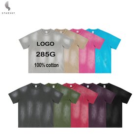 Men's T-Shirt Supplier - OEM Men's Classic T-Shirt 100% Cotton Oversized Vintage Style