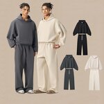 Men's Hoodie Manufacturer - OEM Men's Old Money Style V-Neck 380G Pure Cotton