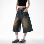 Men's Cargo Shorts Supplier - OEM Custom American Style Retro Washed Loose