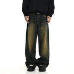 Men's Jeans Supplier - OEM Custom American Style Heavyweight Unisex Loose
