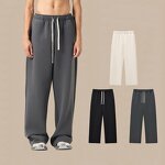 Men's Pants Manufacturer - OEM Custom Logo Casual Mid Waist Wide-leg Retro