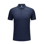 Men's Polo Shirts Supplier - OEM Men's Casual Short-Sleeved Knitted Custom Logo