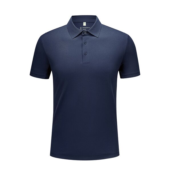 Men's Polo Shirts Supplier - OEM Men's Casual Short-Sleeved Knitted Custom Logo