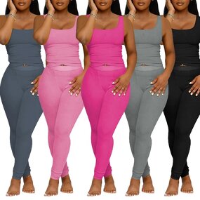 Women's Two Piece Set Supplier - OEM Women Summer Cute Sport Street Tight Top Shorts