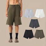 Men's Shorts Supplier - OEM Men's Solid Hot Cropped Drawstring Wide Leg