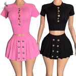 Women's Tracksuits Supplier - OEM New Style Women's Printed Polyester Trousers Sleeveless