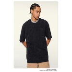 Men's T-Shirt Manufacturer - OEM Men's 2025 Oversize Cotton Jersey Fabric Washed Heavy